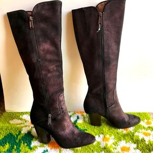 Gorgeous Donald J. Pliner Sandora R-2 Riding Knee High Boots Vero Cuoio